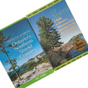 5/$12 - 2 Guide Books Ontarios Canada Paddling Hiking Ontario's Southern Shield